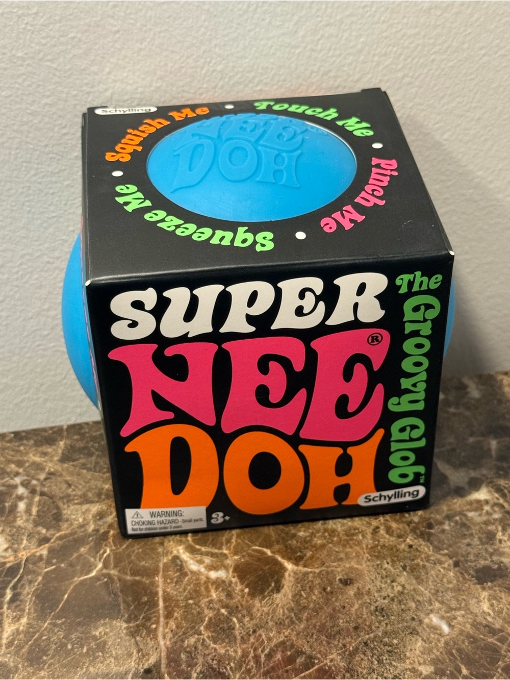 Super NeeDoh The Groovy Blob Soft Squeeze Toy - Blue
